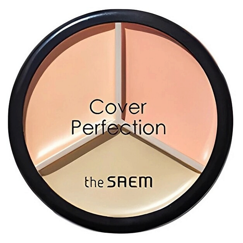 Изображение товара Многофункциональный консилер The Saem Cover Perfection Triple Pot №03 для безупречного тона кожи