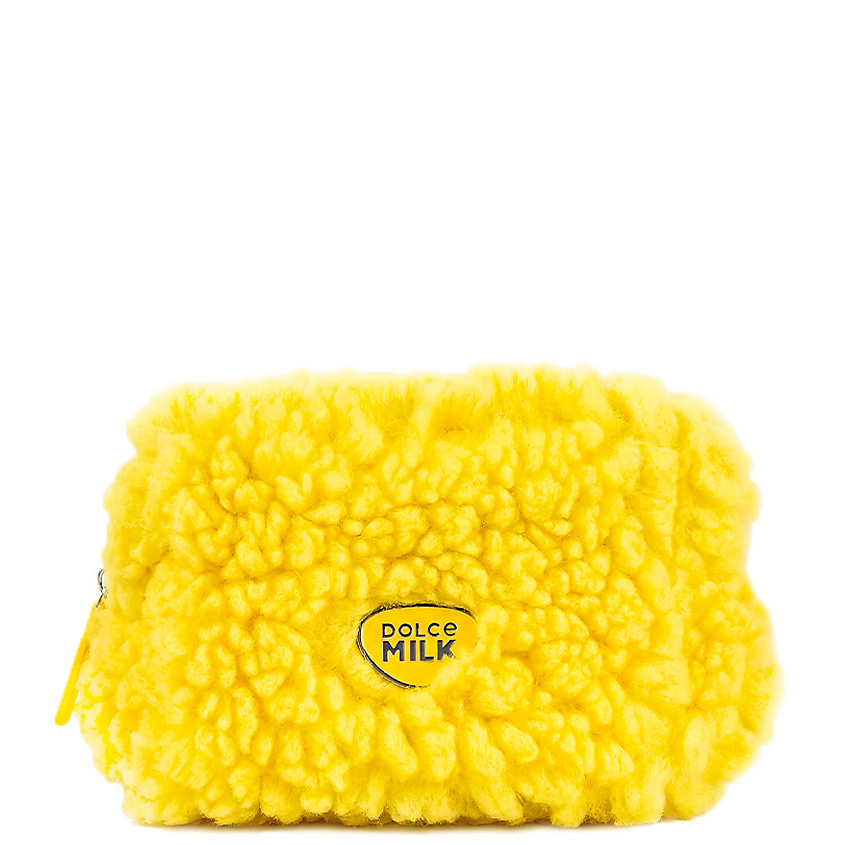 Изображение товара Косметичка DOLCE MILK Плюш Желтая 19x13 см