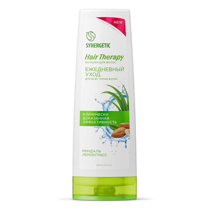 Изображение товара SYNERGETIC Бальзам для волос "Ежедневный уход" HAIR THERAPY, 360 мл