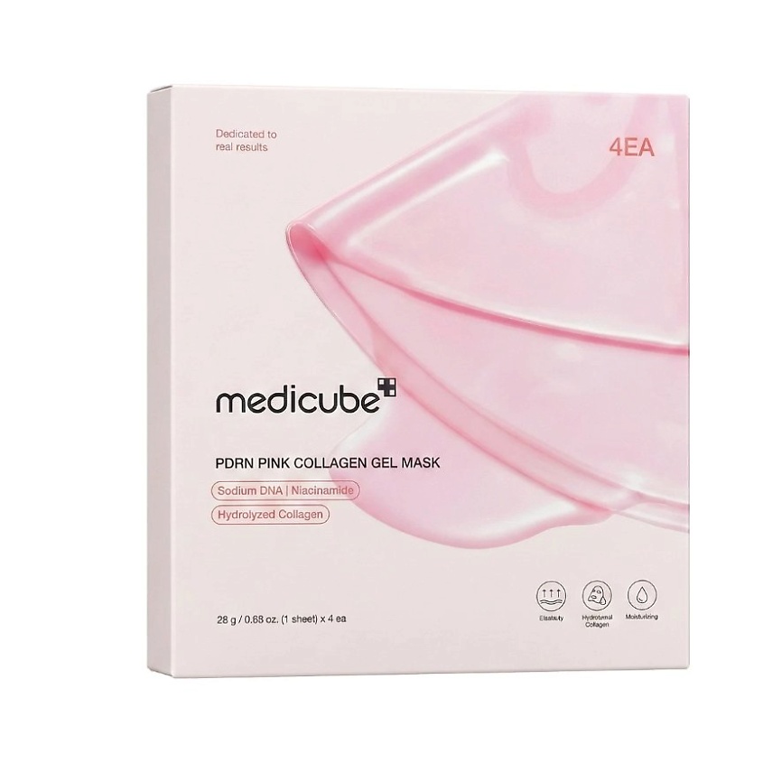 Изображение товара MEDICUBE Укрепляющая гидрогелевая маска с ПДРН и коллагеном, 4 шт. Изображение товара MEDICUBE Укрепляющая гидрогелевая маска с ПДРН и коллагеном, 4 шт.
