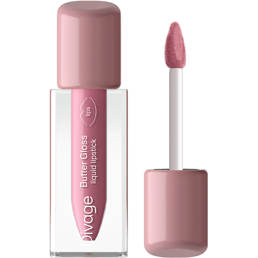Изображение товара DIVAGE Помада для губ Liquid Lip Butter Gloss № 06 бежево-розовая 2,8 мл