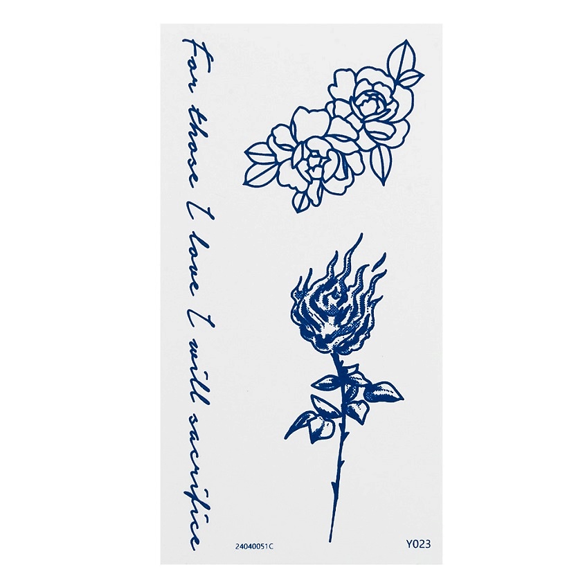 Изображение товара Временная реалистичная татуировка IRISK INK TATOO для тела долговременная Изображение товара Временная реалистичная татуировка IRISK INK TATOO для тела долговременная