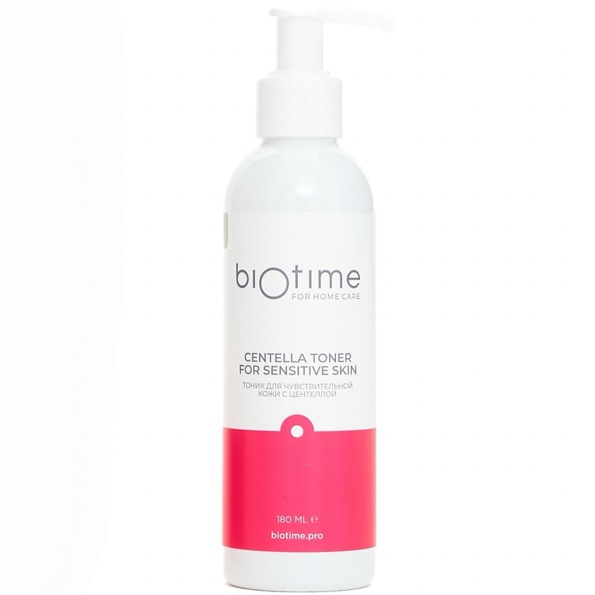 Изображение товара BIOTIME FOR HOME CARE Тоник для лица успокаивающий с центеллой и пантенолом, 180 мл.
