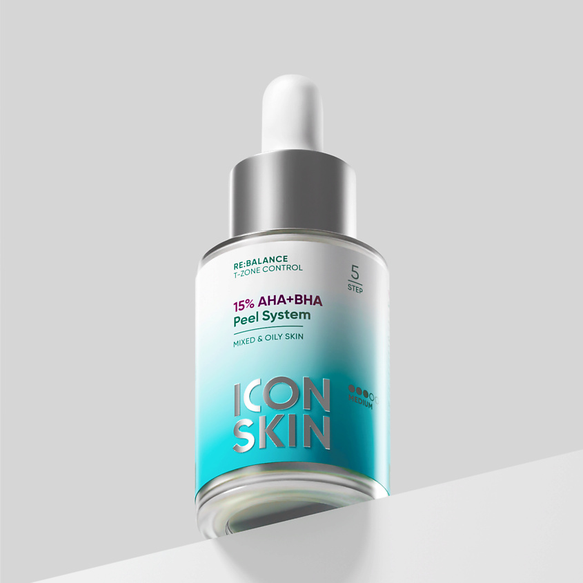 Изображение товара ICON SKIN 15% AHA+BHA пилинг для лица 30 мл - глубокое очищение и выравнивание тона