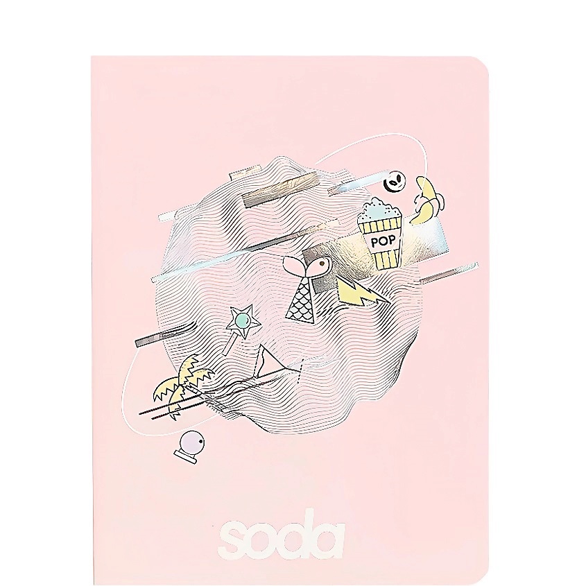 Изображение товара Блокнот Soda 1 шт необычные страницы для творчества и заметок