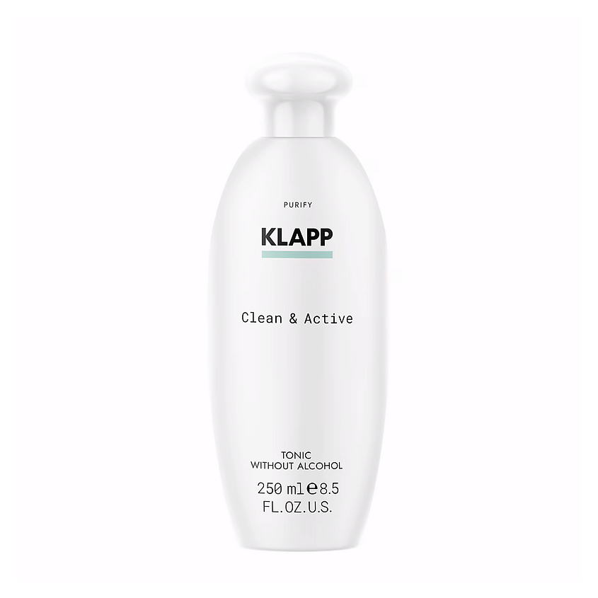 Изображение товара KLAPP COSMETICS Тоник для лица без спирта Clean & Active Tonic without Alcohol, 250 мл