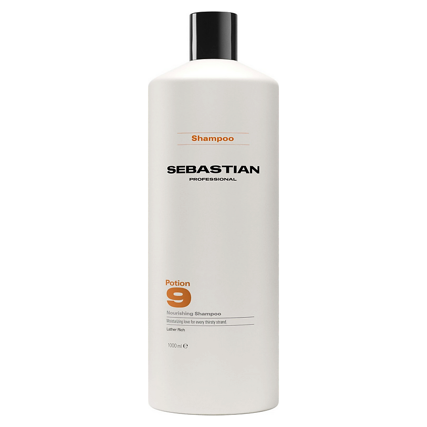 Изображение товара SEBASTIAN PROFESSIONAL Питательный шампунь для волос Nourishing Potion 9, 1000 мл Изображение товара SEBASTIAN PROFESSIONAL Питательный шампунь для волос Nourishing Potion 9, 1000 мл