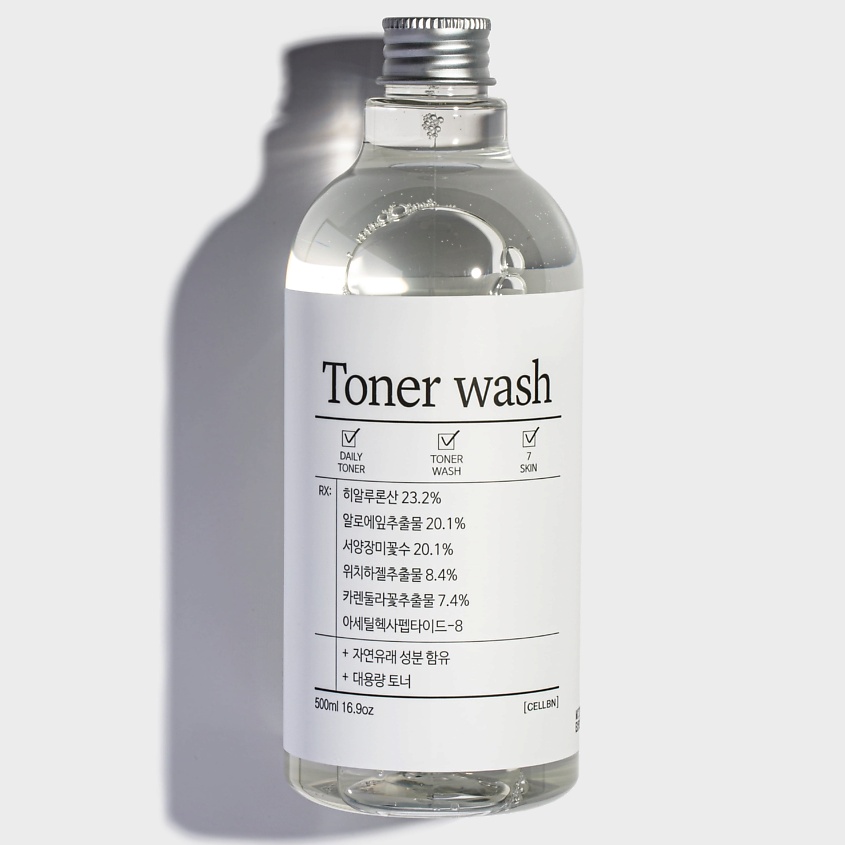 Изображение товара CELLBN Увлажняющее средство для умывания и тонизирования TONER WASH 1 шт