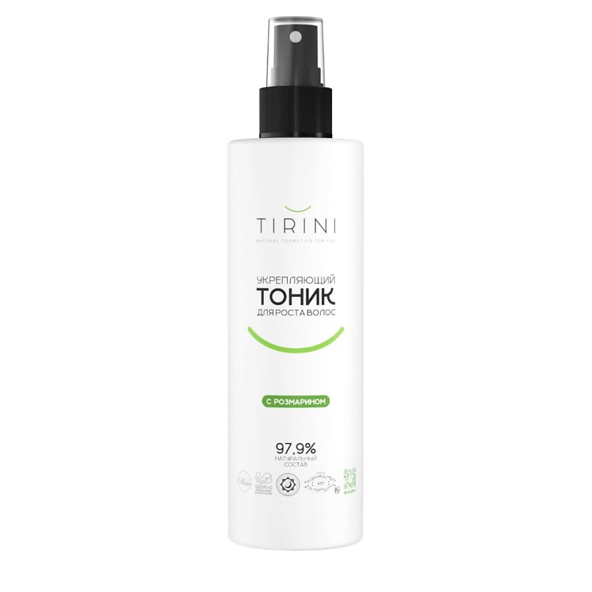 Изображение товара TIRINI Укрепляющий тоник для роста волос с розмарином, 1 шт.