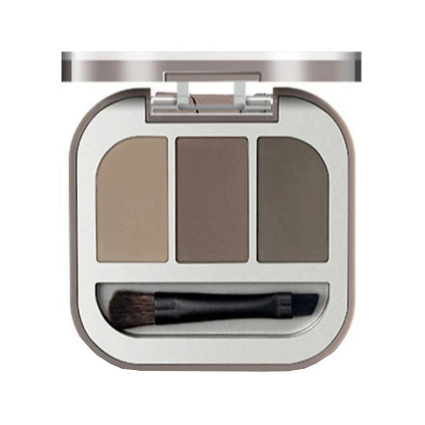 Изображение товара JUDYDOLL Пудра для бровей 3 Shade Eyebrow Powder, Gray Brown
