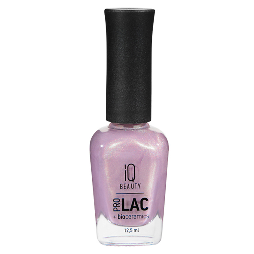 Изображение товара IQ BEAUTY Лак для ногтей укрепляющий с биокерамикой PROLAC+bioceramics, 49 Time to disco