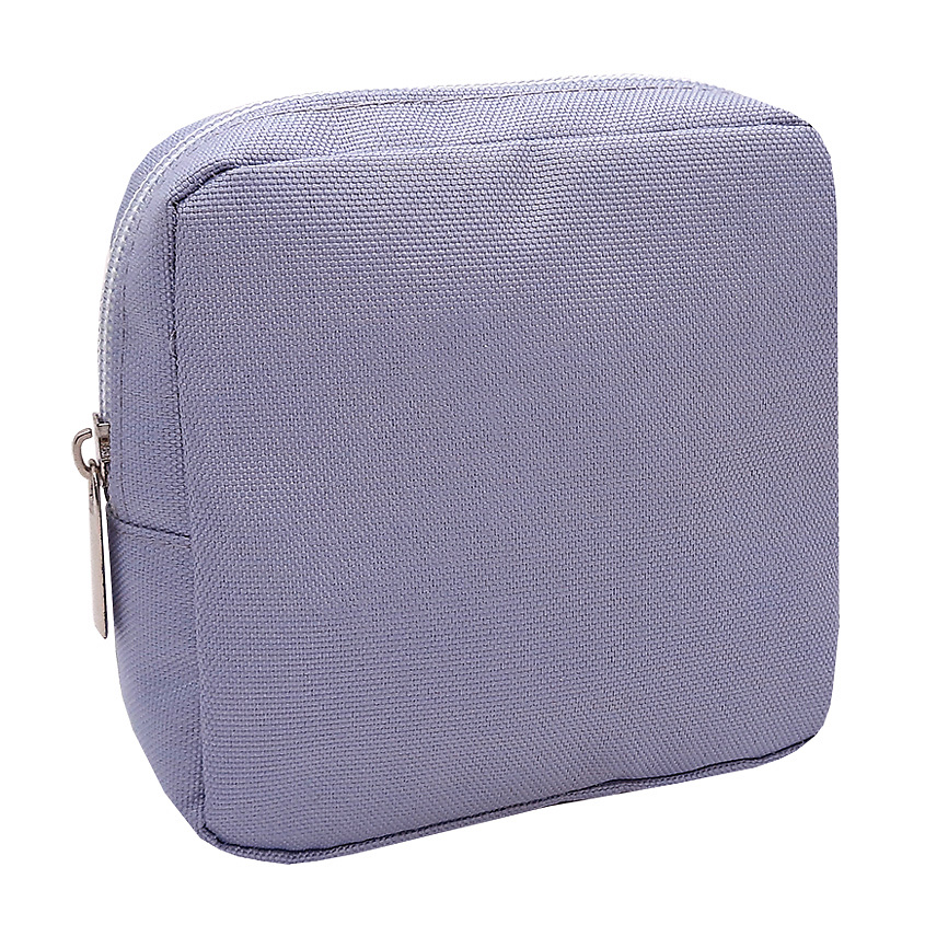 Изображение товара Женская мини косметичка ALISSIROSSI из Oxford 600D ПУ 11,5x11,5x4 см серого цвета
