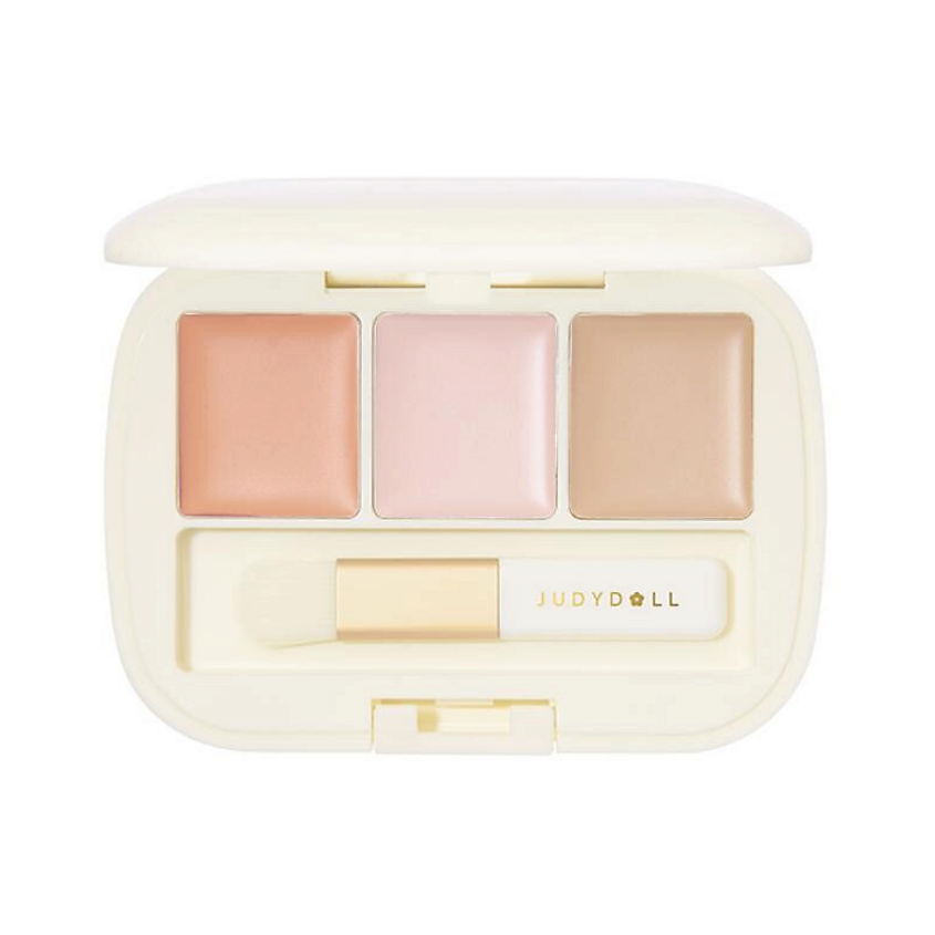 Изображение товара JUDYDOLL Палитра консилеров Three-Shades Concealer Palette, 02 KO Panda eye