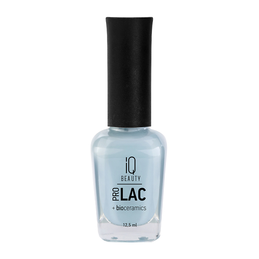 Изображение товара IQ BEAUTY Лак для ногтей укрепляющий с биокерамикой PROLAC+bioceramics, Голубой