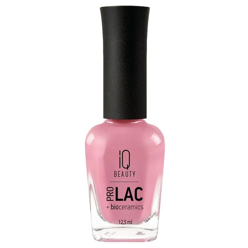 Изображение товара IQ BEAUTY Лак для ногтей укрепляющий с биокерамикой PROLAC+bioceramics, 163 Pink molasses
