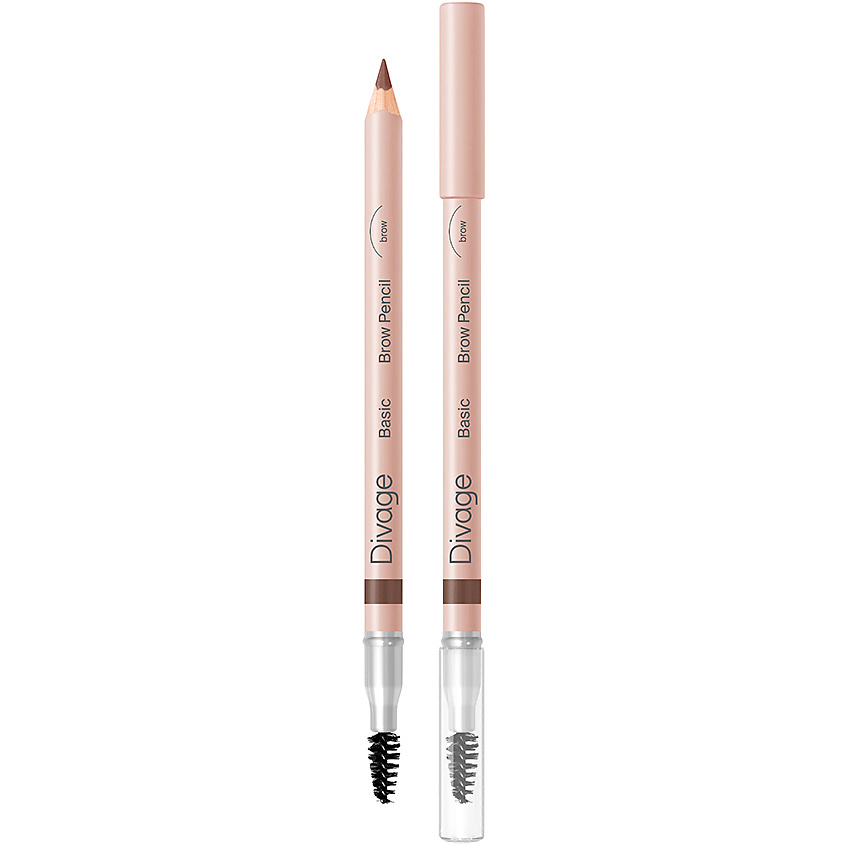 Изображение товара DIVAGE Карандаш для бровей Eyebrow Pencil Basic № 02 коричневый 1,1 г