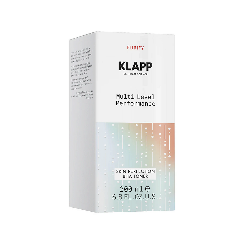 Изображение товара KLAPP COSMETICS Очищающий BHA-тонер для проблемной кожи Multi Level Performance, 200 мл