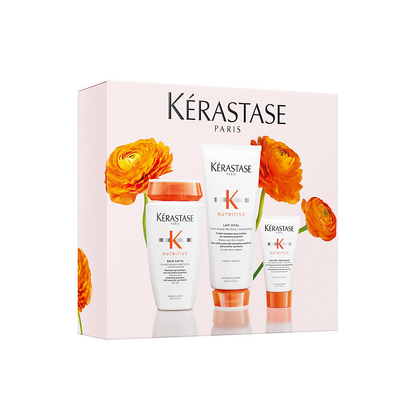 Изображение товара KERASTASE Набор для ухода за волосами Nutritive Trio Spring Set, 50 мл + 200 мл + 250 мл