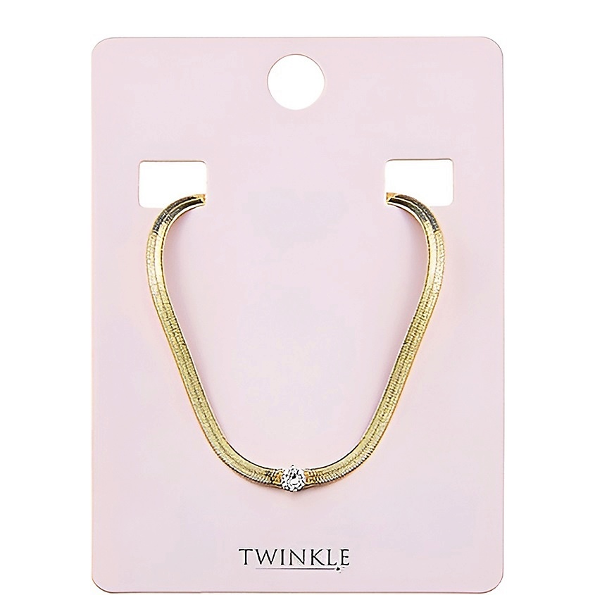 Изображение товара TWINKLE Браслет Simple Gold из латуни с фианитами 1 шт Изображение товара TWINKLE Браслет Simple Gold из латуни с фианитами 1 шт