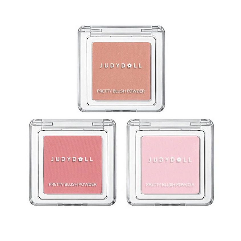 Изображение товара JUDYDOLL Набор румян для лица Pretty Blush Powder, #06 + #02 + #43