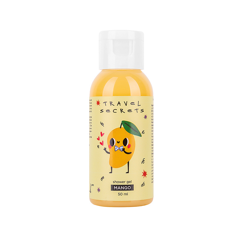 Изображение товара Лэтюаль Гель для душа Travel Secrets Mango 50 мл компактный для путешествий