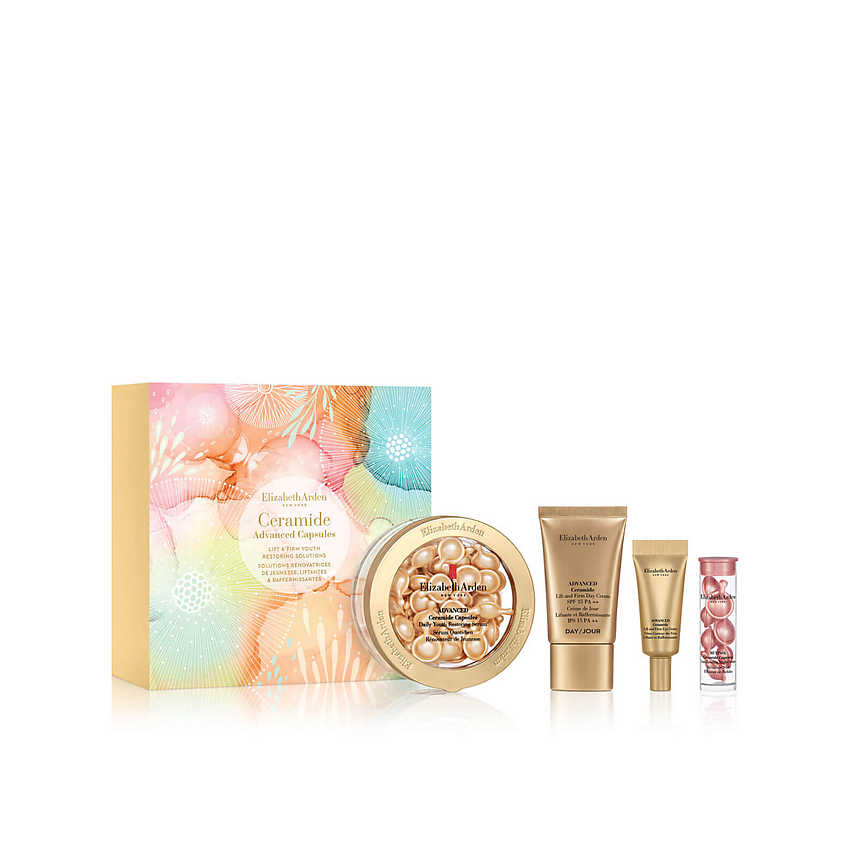 Изображение товара ELIZABETH ARDEN Набор для ухода за кожей лица Ceramide Advanced, 60 шт. + 15 мл + 5 мл +7 шт.