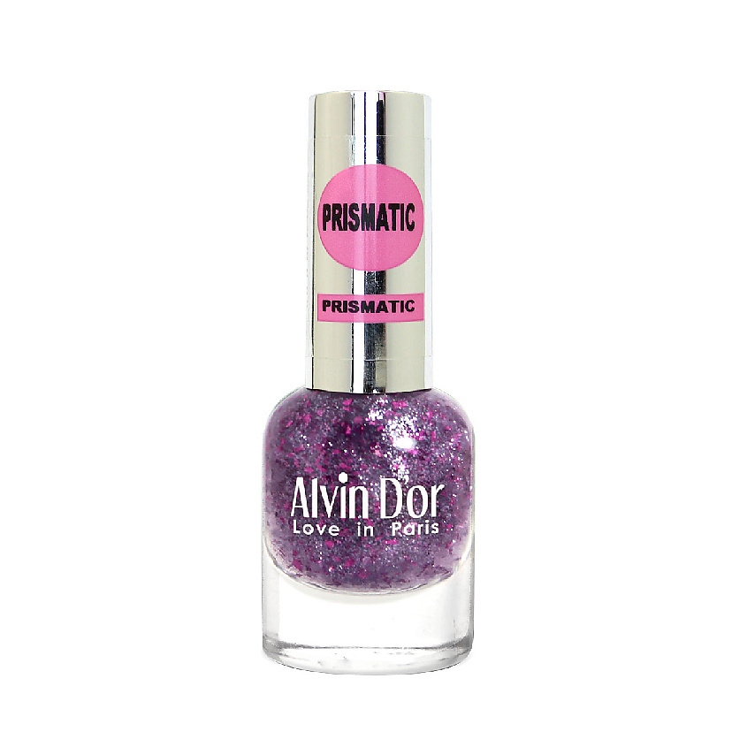 Изображение товара ALVIN D’OR Лак для ногтей PRISMATIC, 35 Сиреневый шиммер