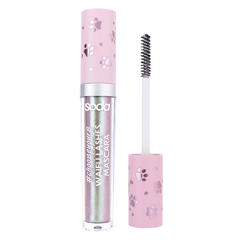 Изображение товара SODA Тушь для ресниц с блестками WAIFU GLITTER LASHES MASCARA #chooseyours, № 003 Yae Miko, 4 г