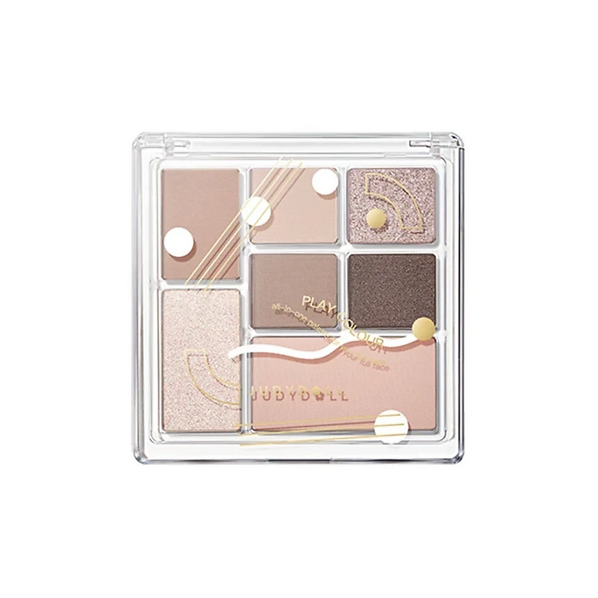Изображение товара JUDYDOLL Палетка для макияжа Play Color ALL-IN-ONE Palette, 15 Pink Taro Grey Brown