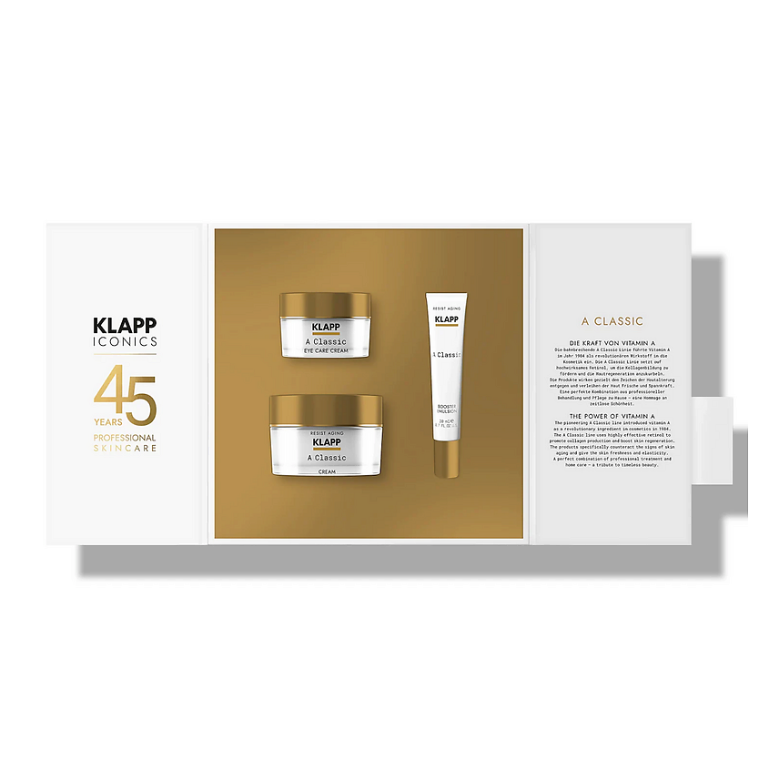 Изображение товара Набор Klapp A Classic Retinol набор для лица Изображение товара Набор Klapp A Classic Retinol набор для лица