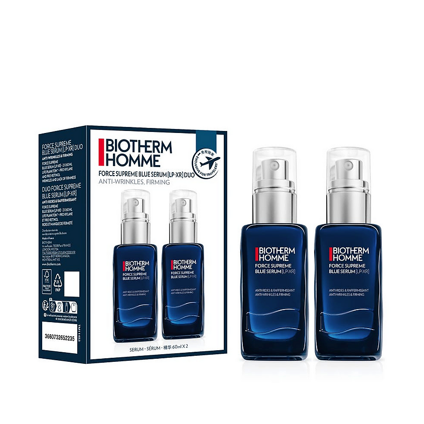 Изображение товара BIOTHERM Набор сывороток для лица Force Supreme Serum Duo, 60 мл × 2