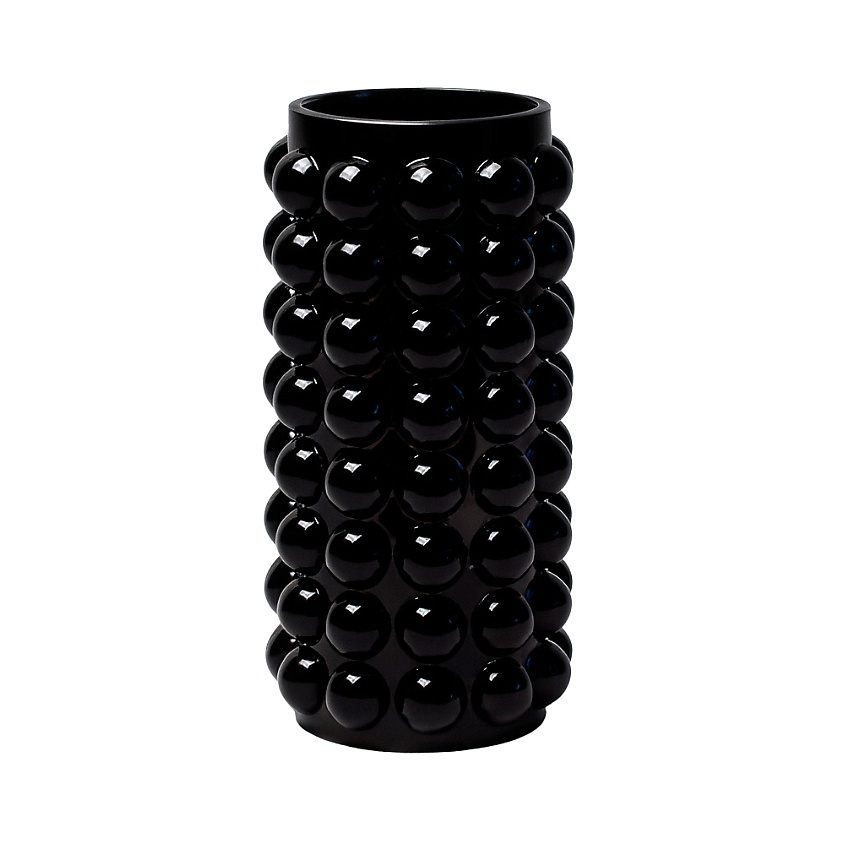 Изображение товара LIGHTDELIGHT Ваза интерьерная Bubble glass vase, Черный | 1 л. Изображение товара LIGHTDELIGHT Ваза интерьерная Bubble glass vase, Черный | 1 л.