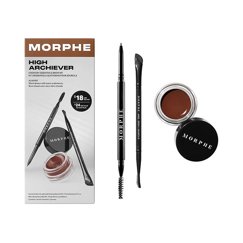 Изображение товара Набор средств для бровей MORPHE High Archiever Almond Изображение товара Набор средств для бровей MORPHE High Archiever Almond