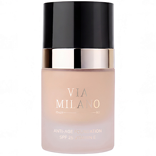 

VIA MILANO Антивозрастной тональный крем с SPF25 и витамином Е Anti-Age Foundation, Антивозрастной тональный крем с SPF25 и витамином Е Anti-Age Foundation