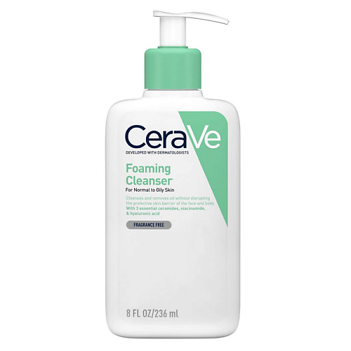 Крем для умывания CERAVE Пенка для умывания Foaming Cleanser with Niacinamide