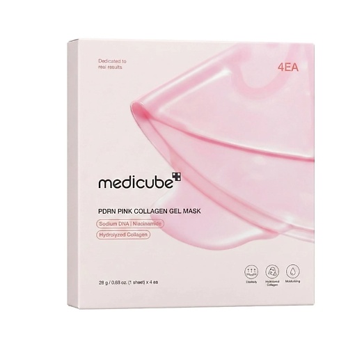 

MEDICUBE Укрепляющая гидрогелевая маска с ПДРН и коллагеном 112, Укрепляющая гидрогелевая маска с ПДРН и коллагеном