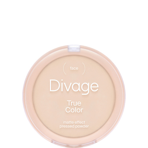 Пудра для лица DIVAGE Компактная пудра натурального цвета True Color