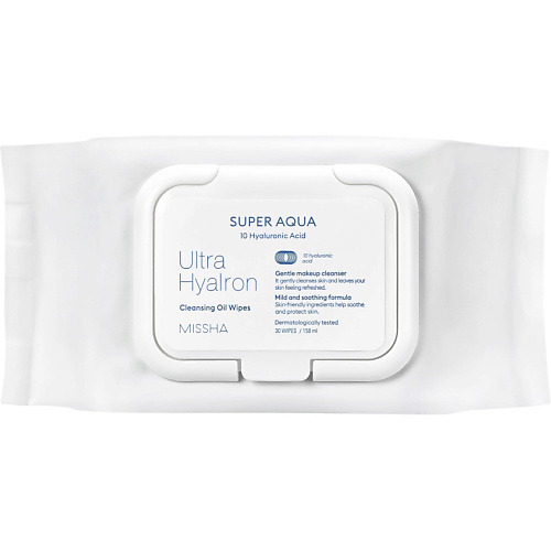 Салфетки для снятия макияжа MISSHA Салфетки для снятия макияжа Super Aqua Ultra Hyalron