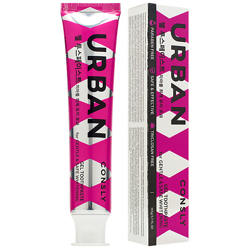 Зубная паста гелевая отбеливающая Urban Gel Toothpaste
