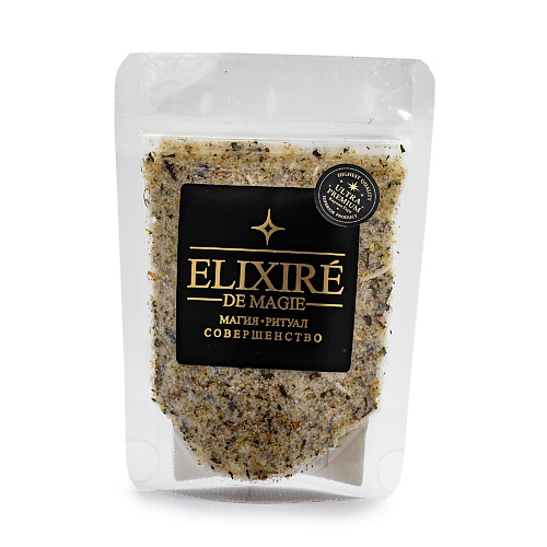 Соль для ног ELIXIRE DE MAGIE ЭЛИКСИРЭ ДЭ МАЖИ ELIXIREDEMAGIE ЭЛИКСИРЭДЭМАЖИ Соль для ванны ног и тела Lumière du Renouveau Свет Обновления