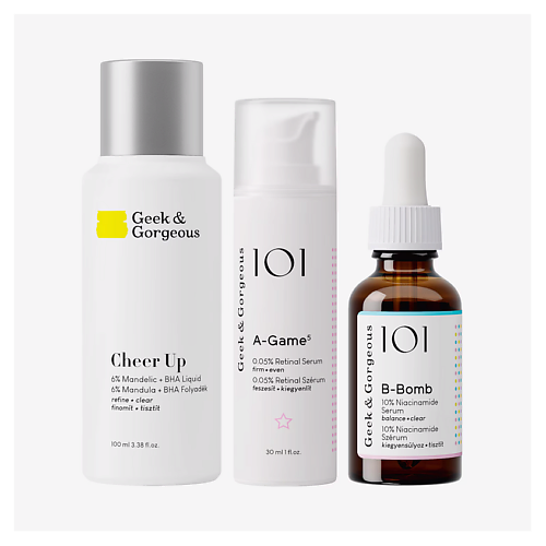 Набор средств для лица GEEK&GORGEOUS Набор для проблемной кожи Clear Days Kit