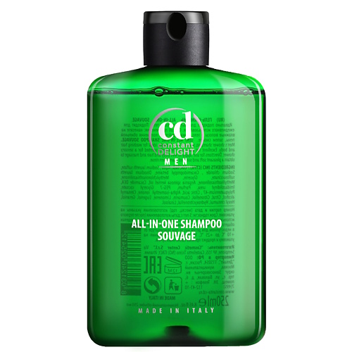

CONSTANT DELIGHT Шампунь-гель MEN для волос и тела all-in-one souvage 250, Шампунь-гель MEN для волос и тела all-in-one souvage