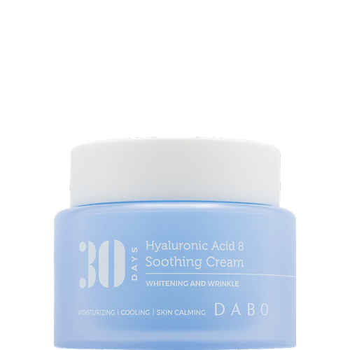 

DABO Увлажняющий крем с 8 видами гиалуроновой кислоты и витамином B3 Soothing Cream 100, Увлажняющий крем с 8 видами гиалуроновой кислоты и витамином B3 Soothing Cream