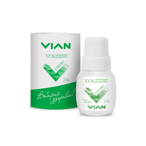 

VIAN Дезодорант "STRONG" Натуральный с маслами при повышенном потоотделении 50, Дезодорант "STRONG" Натуральный с маслами при повышенном потоотделении