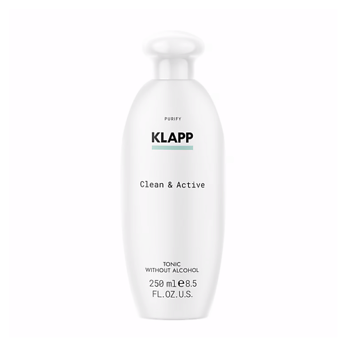 Тоник для лица KLAPP COSMETICS Тоник для лица без спирта Clean & Active Tonic without Alcohol