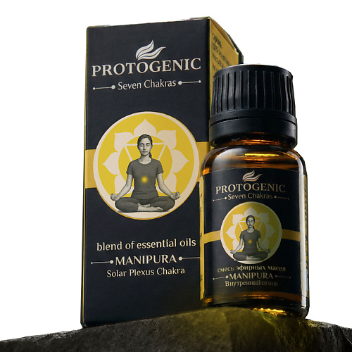 Масло для тела PROTOGENIC Смесь эфирных масел Seven Chakras МАНИПУРА