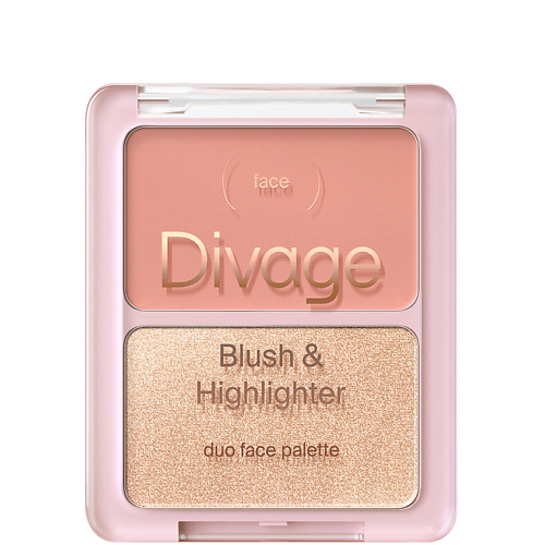 Палетка DIVAGE Палетка для лица Palette Blush & Highlight