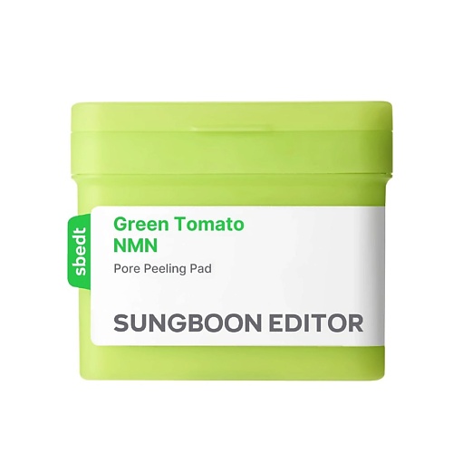 

SUNGBOON EDITOR Отшелушивающие тонер-пэды для глубокого очищения и сужения пор Green Tomato, Отшелушивающие тонер-пэды для глубокого очищения и сужения пор Green Tomato