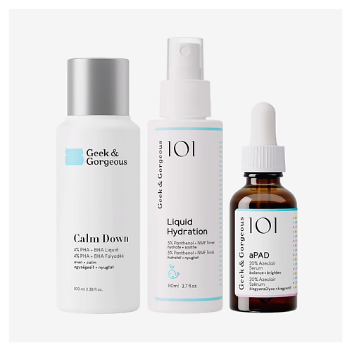 Набор средств для лица GEEK&GORGEOUS Набор для чувствительной кожи Keep Calm Kit