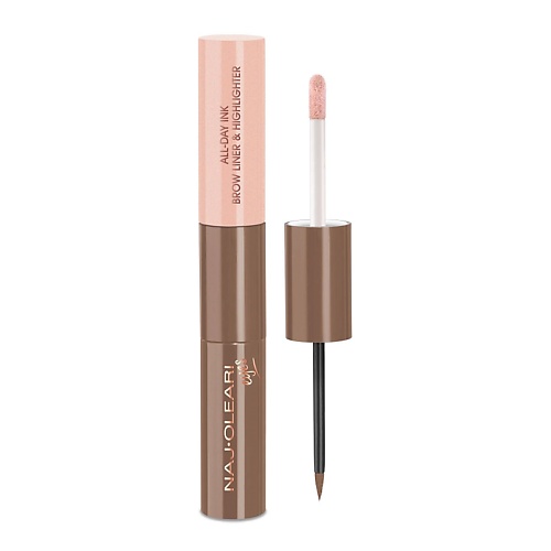 Карандаш для бровей NAJ OLEARI Подводка для бровей и хайлайтер 2-в-1 ALL-DAY INK BROW LINER & HIGHLIGHTER